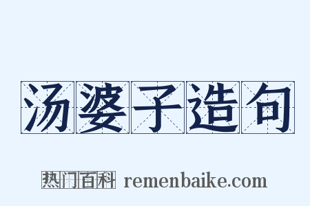 汤婆子造句是什么意思的图片